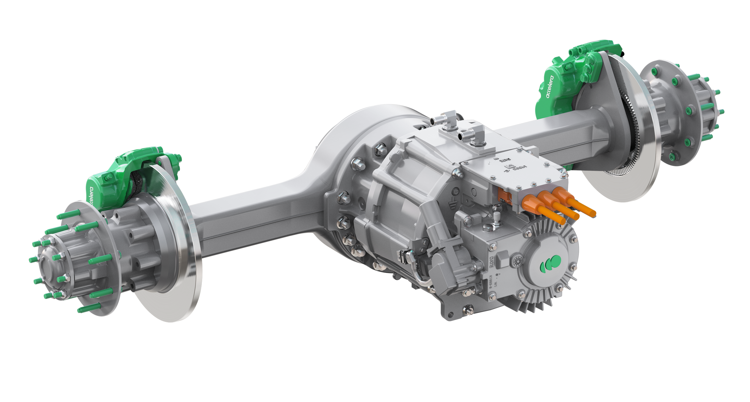 Product rendering of the Accelera 12Xe Gen3 eAxle