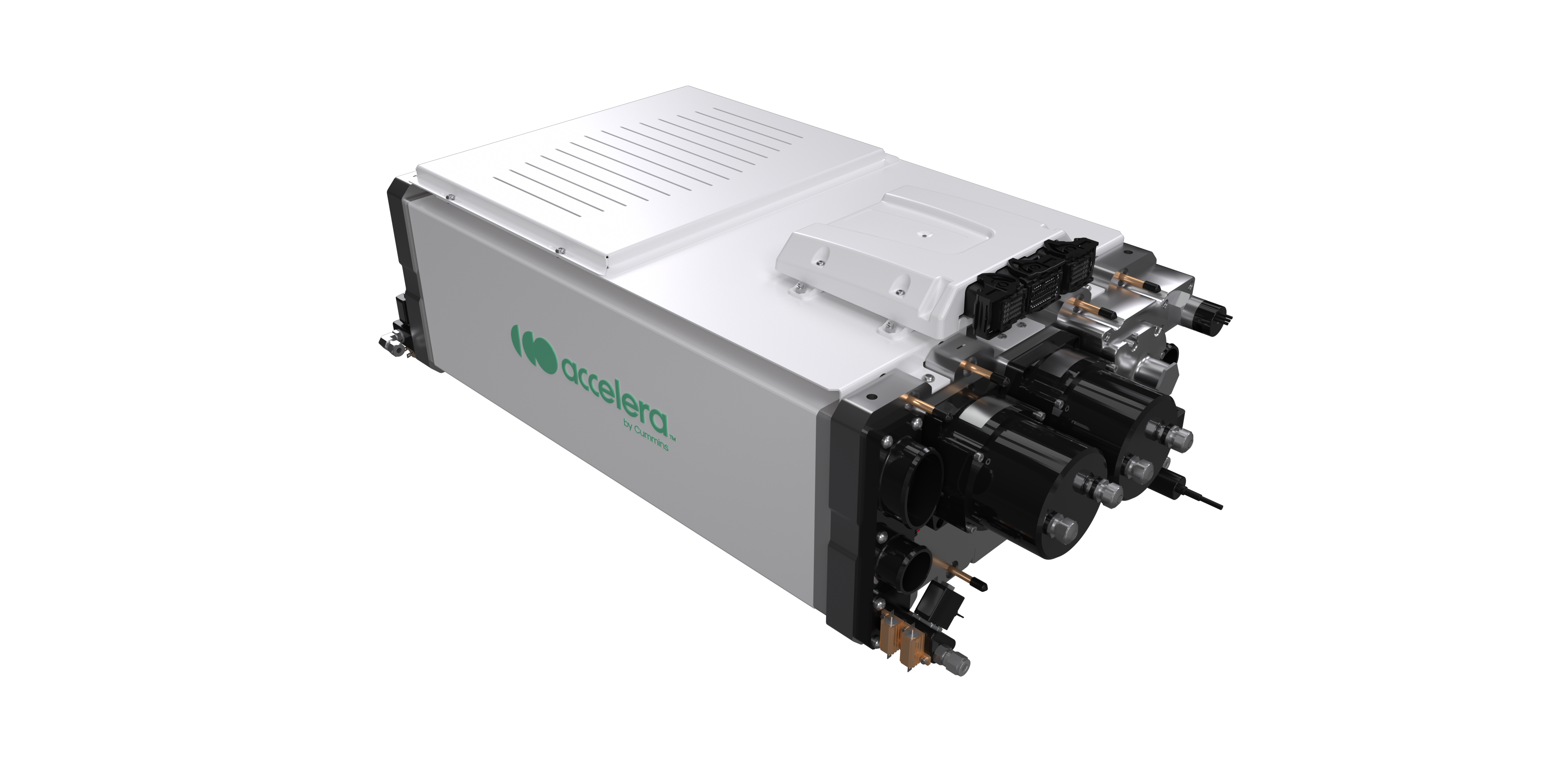 Product rendering of the Accelera HD45 fuel cell