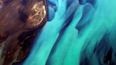Abstract aerial photography in a net zero world