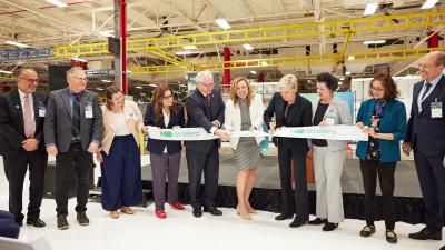 Fridley Ribbon Cutting with President of Accelera and Government Officials