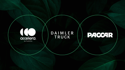 Logos von Accelera by Cummins, Daimler Truck und PACCAR