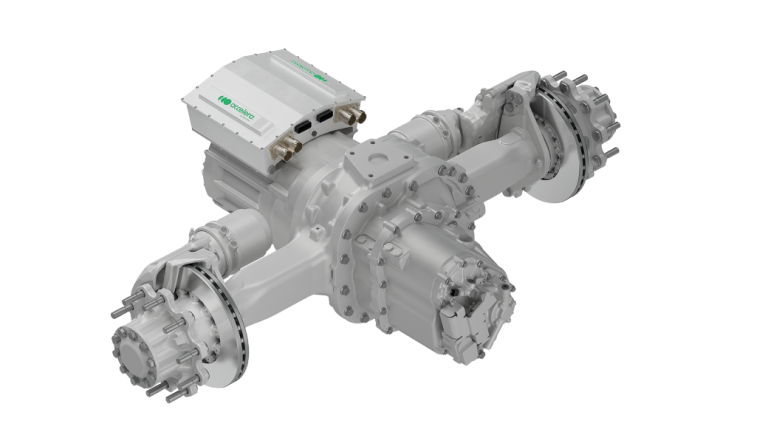 Electric axle rendering for marketing purposes