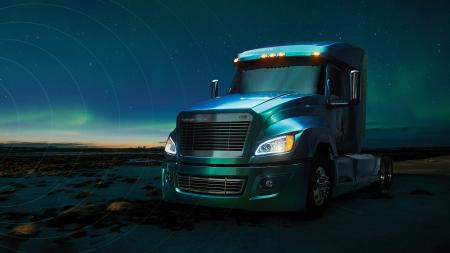 Hydrogen fuel cell truck