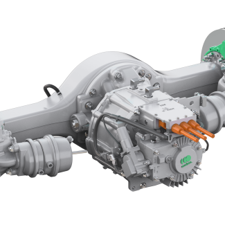 Product rendering of the Accelera 14Xe Gen3 eAxle