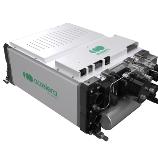Product rendering of the Accelera HD30 fuel cell